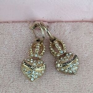 Juicy Couture Gold Heart Earrings